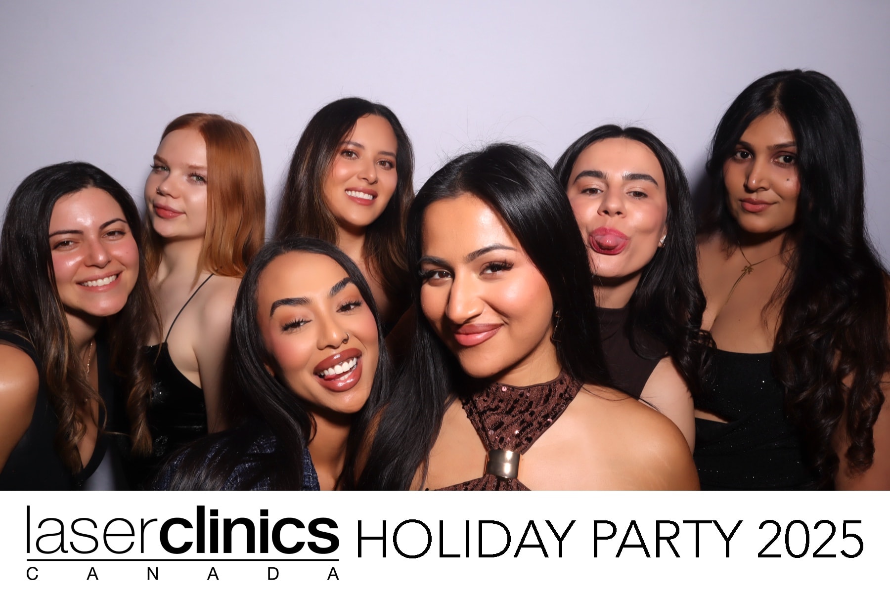 Laser Clinics Holiday Party photobooth moment