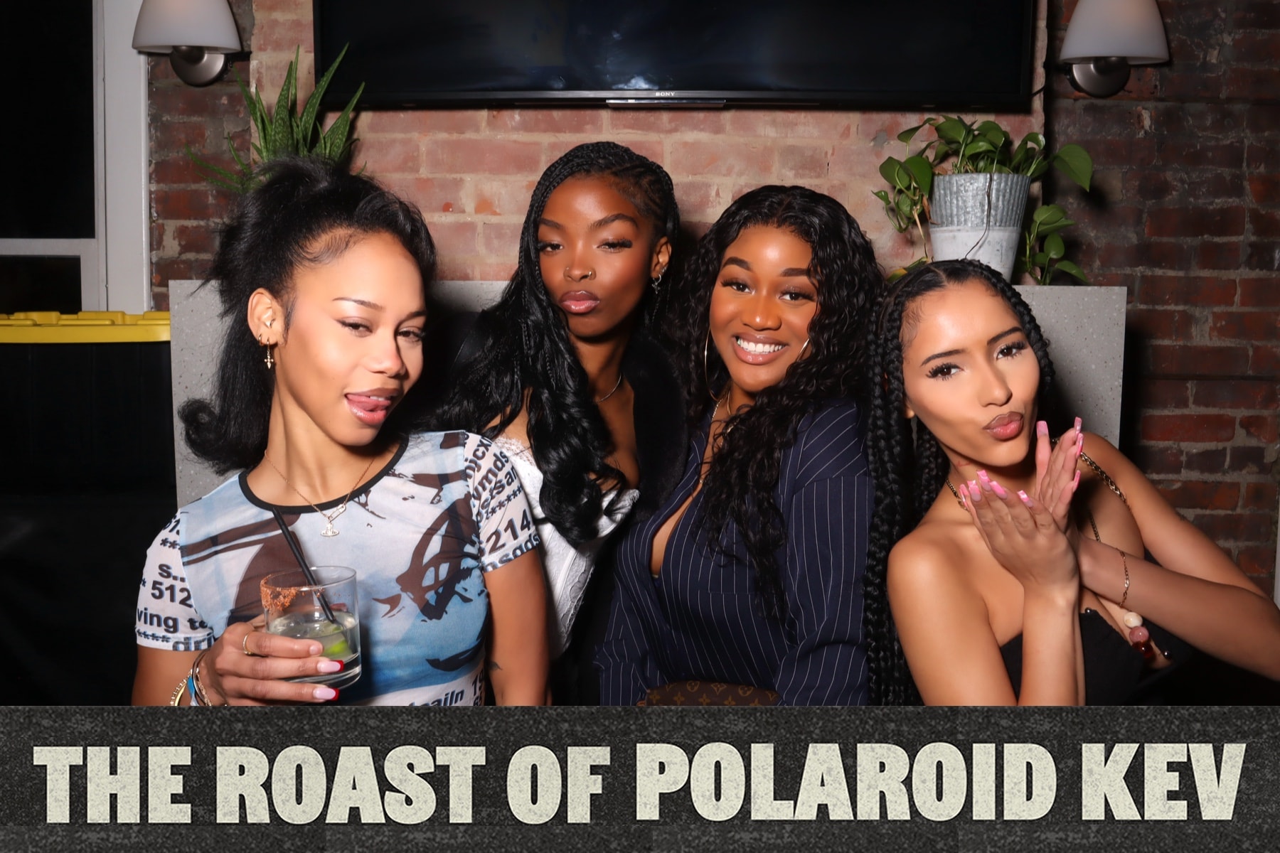 The Roast of Polaroid Kev photobooth moment